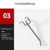 DYOUen Pack of 30 Perforated Wall Hooks Pegboard Simple Hooks