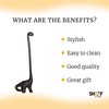 Dinosaur Cast Iron Paper Towel Holder - Sturdy and Functional