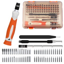DSBYKJ Precision Screwdriver Set with 64 Bits, Magnetic Driver Handle, Storage Case