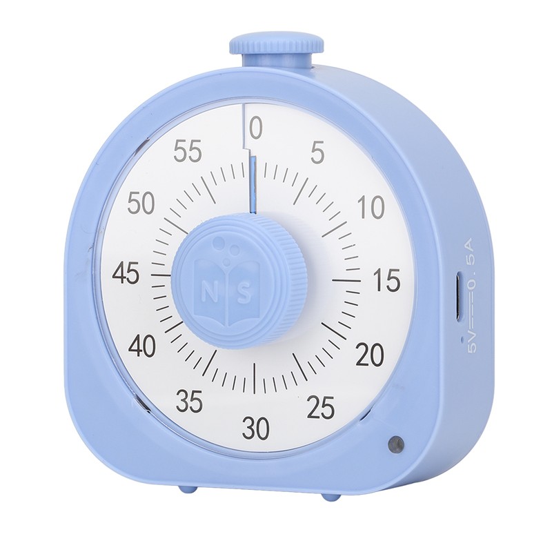 60 Minute Visual Timer for Kids Adults with Two Reminder