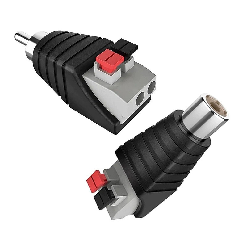 Audiophan Speaker Wire to RCA Adapter Speaker RCA Male to