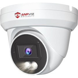 Anpviz Outdoor Security Camera, 8 Megapixels, 4K AI Human Vehicle Detection, Smart Dual Light, Color Night Vision, 98.4 ft (30 m), PoE, 24 Hour Recording, Waterproof and Dustproof, IP66, Ideal for