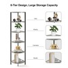 IRCPEN 6 Tier Corner Shelf, Industrial 63.1" Tall Ladder Corner