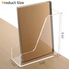 HeZone Acrylic Magazine Rack File Holder Desk Organizers and Storage