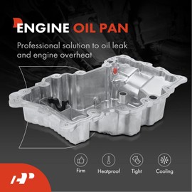 A-Premium Engine Oil Pan Sump Compatible with Ford Edge 2015-2018, Fusion 2017-2019, 2.7L & Lincoln Continental 2017-2020, MKX 2016-2018, MKZ 2017-2020, Nautilus 2019-2020, 2.7L 3.0L, Gas