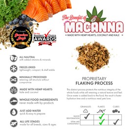 grandma lucy's Grandma Lucy's Macanna Dog Food, Grain Free and Freeze-Dried - Salmon Recipe, 3Lb Bag