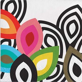 Club Pack French Bull Foli Design Luncheon Size Printed Paper Napkins, Box of 240 Printed Napkins