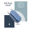 Pill Pod Micro Magnetic Keychain Pill Holder 3-Pack - Compact,