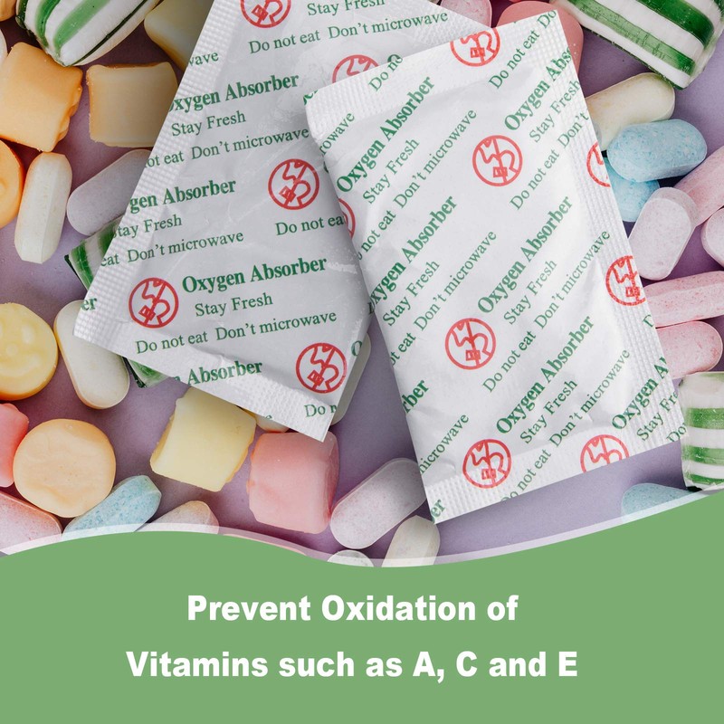 1000cc(30Packets) Oxygen Absorbers Packets for Food,Food Grade Oxygen Absorbers for