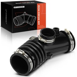 A-Premium Engine Air Clean Intake Tube Hose with Clamps Compatible with Toyota Corolla 1989-1993, Celica 1990-1993, 1.6L