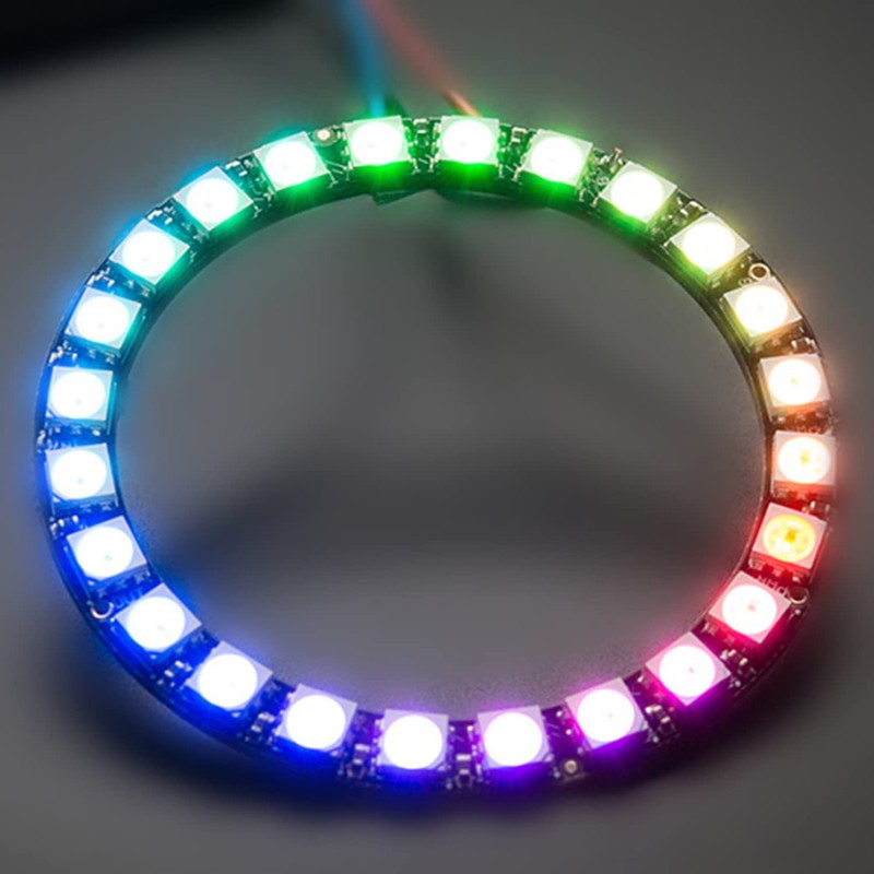 CAM2 24-Bit WS2812 5050 RGB LED ring lamp light, with