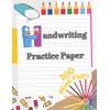 Handwriting practice paper: 200 Blank lined Pages With Dotted Middle