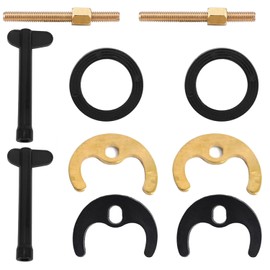 2 Sets Faucet Fixing Tool, Basin Monobloc Mixer Tap Fixing Kit, Kitchen Bracket Mounting Kit, Double Hole Faucet Fixing Kit (M10)