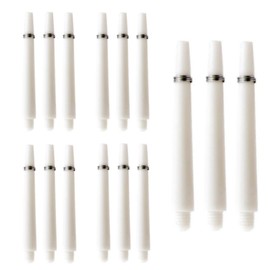 HRLORK 15 Packs Darts Shafts Darts Stems 35MM Nylon Polycarbonate Shafts Multiple Stems Professional Darts Accessories 2BA Shaft -Black