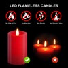 milysoek 1PCS, 3 x 5 inches Flameless Candle with Remote