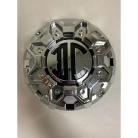 2Crave 2 Crave Wheels NX-7 8.5" Overall Diameter Chrome Wheel Center Cap LWB24