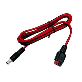 Jasavdio 14AWG DC 5.5mm x 2.1mm Male Power Plug Extension Cable Connector for Generator Backup Battery and Foldable Solar Panel, Compatible Anderson PowerPole Port 3.3FT
