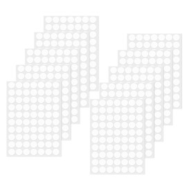 YIKIADA White Dot Stickers 1 Inch Vinyl Self-Adhesive Waterproof Colored Circle Labels Removable Color Coding Decals Round Tag for Office Inventory 700 PCS