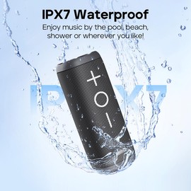 TRIBIT StormBox 2 Bluetooth Speaker with 34W 360° Surround Sound, XBass Tech, 24H Playtime, IPX7 Waterproof, Bluetooth 5.3, TWS Pairing Portable Wireless Speaker for Audio and Smartphone