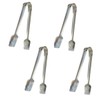 Stainless Steel Food Serving Tongs, Small (Square)