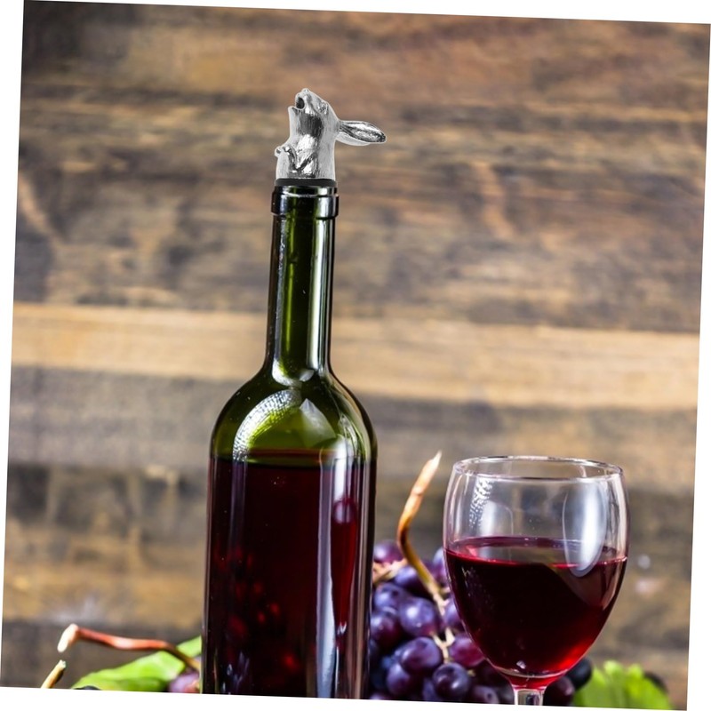 BIUDECO Creative Animal Wine Aerator Rabbit Shape Stainless Steel Wine
