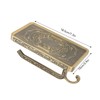 Toilet Paper Holder Multipurpose Retro Elegant Zinc Alloy Double Layer