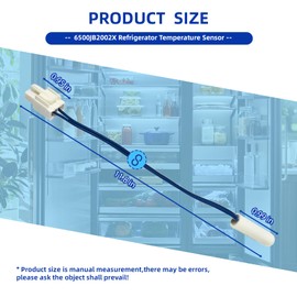 6500JB2002X 6500JB2002P Refrigerator Temperature Sensor Fits for LG Refrigerator, Replaces Part Number PS3636270 AH3636270 EA3636270, compatible with LFX25960SB LFX25960ST and more，1-piece pack