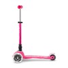 Micro Kickboard - Mini Deluxe Foldable LED Scooter, 3-Wheeled, Lean-to-Steer,