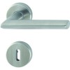 Hoppe Door Handle Set with Rosette BB Deadlock Stainless Steel