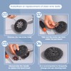 orimetre Long Handle Steel Wool Brush Set – 6 Replacement