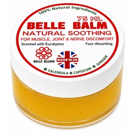 Belle Balm Natural Pain-Soothing Rub for Muscles, Joints & Nerve Discomfort