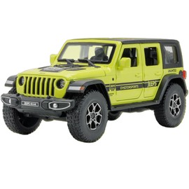 ERBADIHAGO Toy Cars Compatible for Wrangler Car Toys Model car 1/32 Die-cast Pull Back Collectible Model with Sound and Light Toy Vehicle for 3+Year Old Boys Festival Gift Green Car