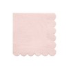 Meri Meri Disposable Paper Napkins (Pack of 20), Scalloped Edge,