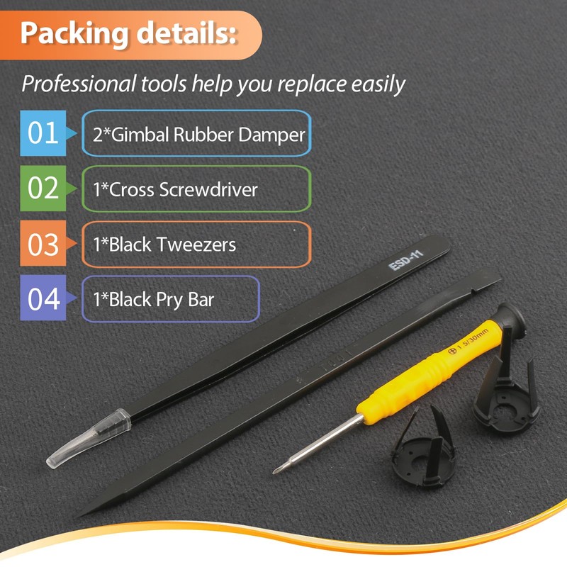 for DJI Mini 3 Pro Gimbal Shock Absorption Rubber Replacement