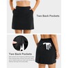 Stelle Women's Golf Tennis Skorts 18" Stretchy Workout Hiking Skirt