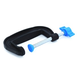 Modelcraft 75 mm Plastic G-Clamps, Black, PCL3075