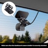 2Pcs Car Camera Mount,Universal Dash Cam Holder,Dashcam Rear Window Mount,Rear