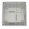 YETLEBOX Waterproof Electrical Box with Mounting Plate 125x125x75mm, IP67 Junction