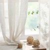 Treatmentex Sidelight French Door Curtains 72" Length Long Natural Side