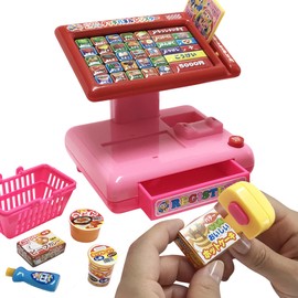 Talking Register Pretend Salesman, Press the Button to Light, Sound, Talking Out, Toy, Pretend Play, Kids (1 Piece)