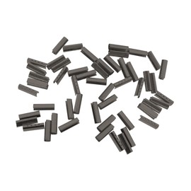 PACKOVE 150pcs Metal Tips Copper Ends for Shoe Laces Easy to Install Replacement Caps for Sneakers Backpacks and Sportswear Black