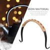 Ciieeo Rattan Metal Tea Pot Handle for Teapot Handle Replacement