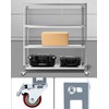 QWORK 3" Boltless Rack Caster Wheels, 8 Pack Storage Shelf