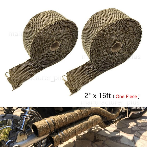 KOlightning Header Manifold Exhaust Wrap Tape Car Exhaust Pipe Heat