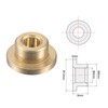 sourcing map Self-lubricating bushing flange sleeve bearings made of sintered