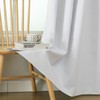 Estelar Textiler White 100% Blackout Curtains 72 Inch Length 2