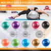 Exercise Ball for Yoga, Balance, Stability - Fitness, Pilates, Birthing,