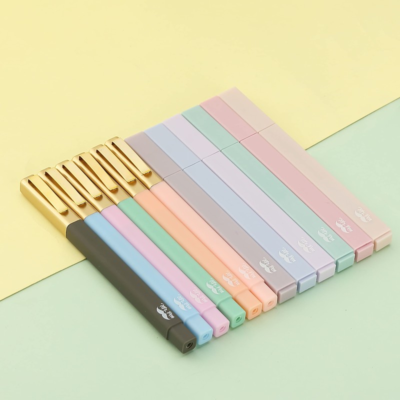Mr. Pen- Aesthetic Highlighters and Pens No Bleed, 12 Pack,