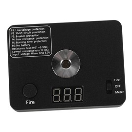 BUGUUYO Ohm Resistance Tester Tool Compact Electric Tester for Coil Pack Measurement DIY Projects Accurate Readings for Electricians Hobbyists Lightweight Versatile Design