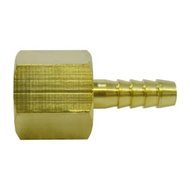 (RoHS) Brass Internal Thread Hose Nipple GHNF(R)-0208 1/4x8